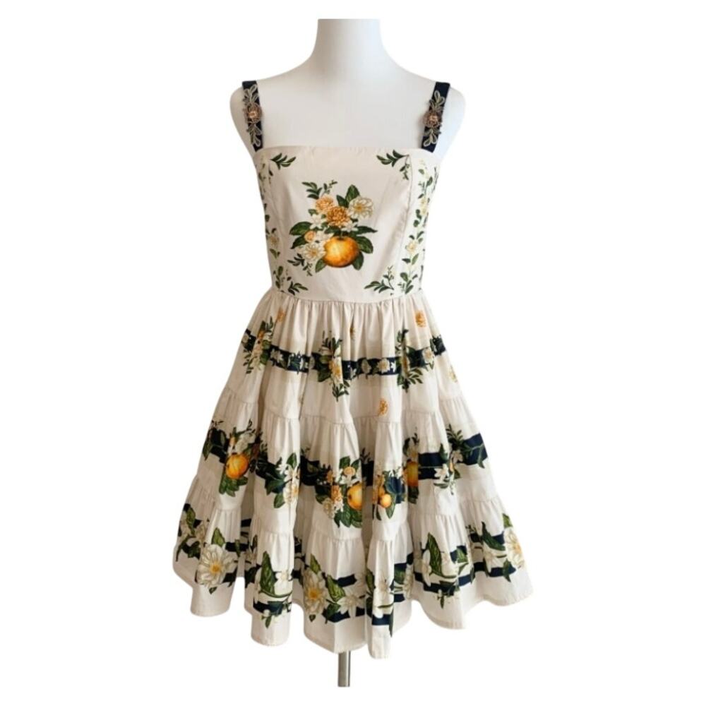 AGUA BY AGUA BENDITA Lima floral-printed cotton mini dress - Picture 5 of 10